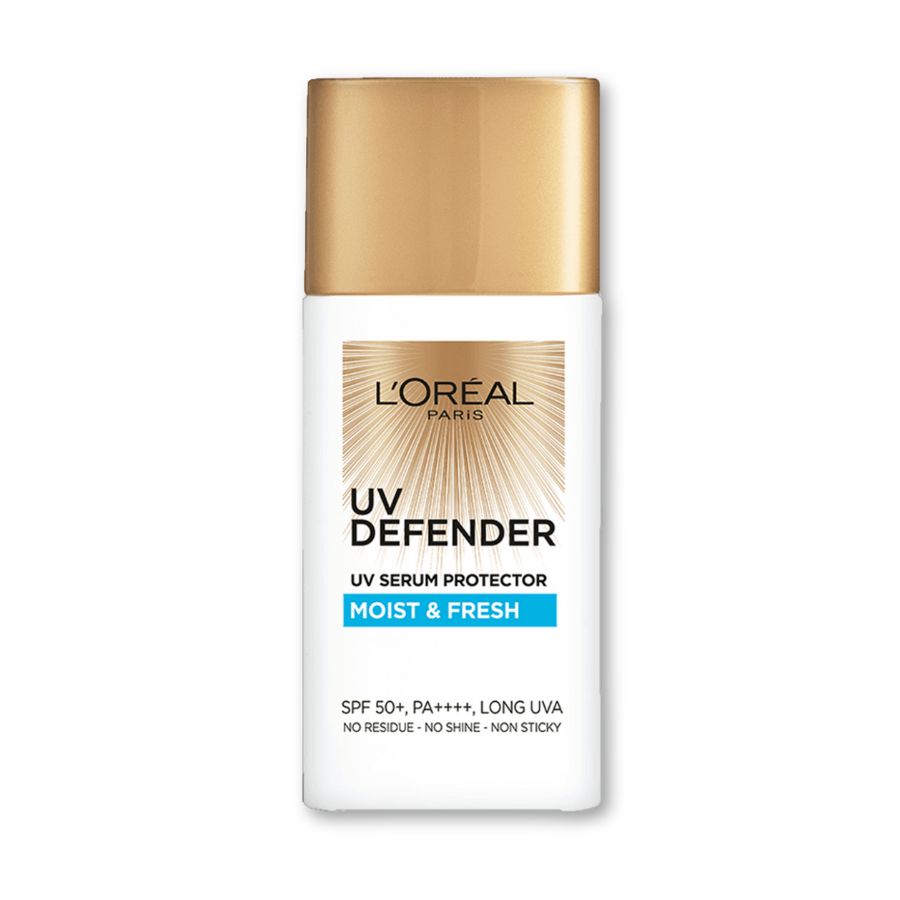 Kem chống nắng L'oreal UV Defender Moist Fresh chống nắng, cấp ẩm, bảo vệ da tối ưu (Chai 50ml)