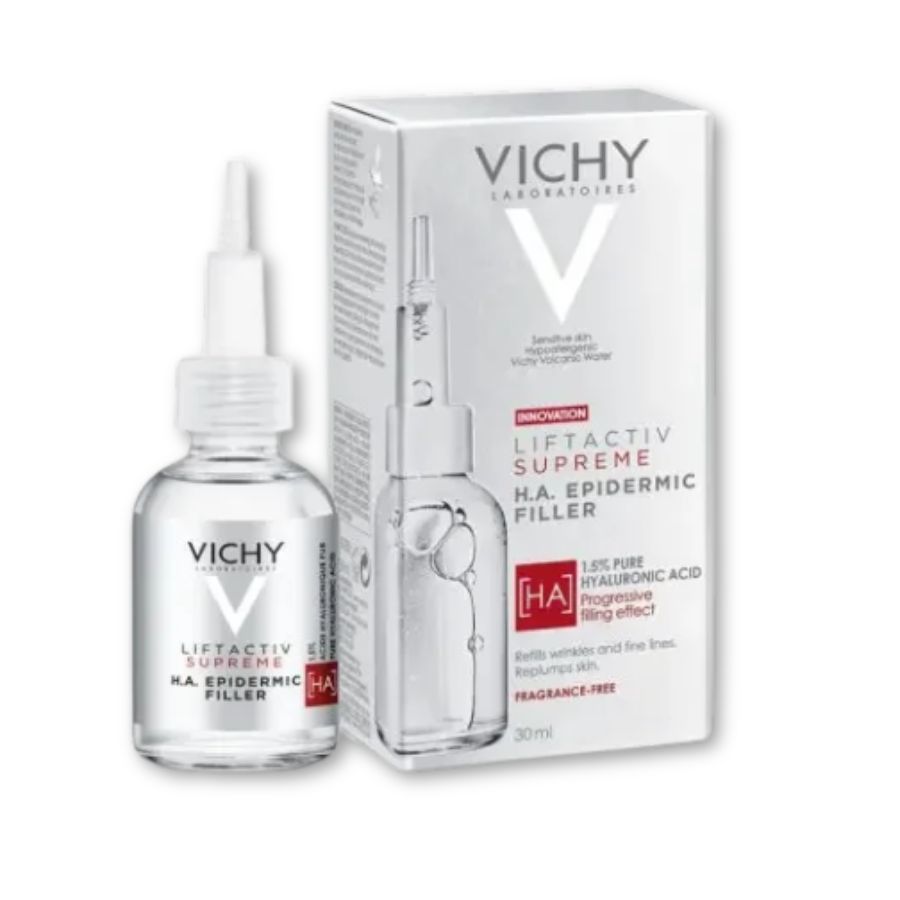 Tinh chất Vichy Liftactiv Supreme H.A Epidermic Filler giúp cấp ẩm sâu, cải thiện nếp nhăn (Chai 30ml)
