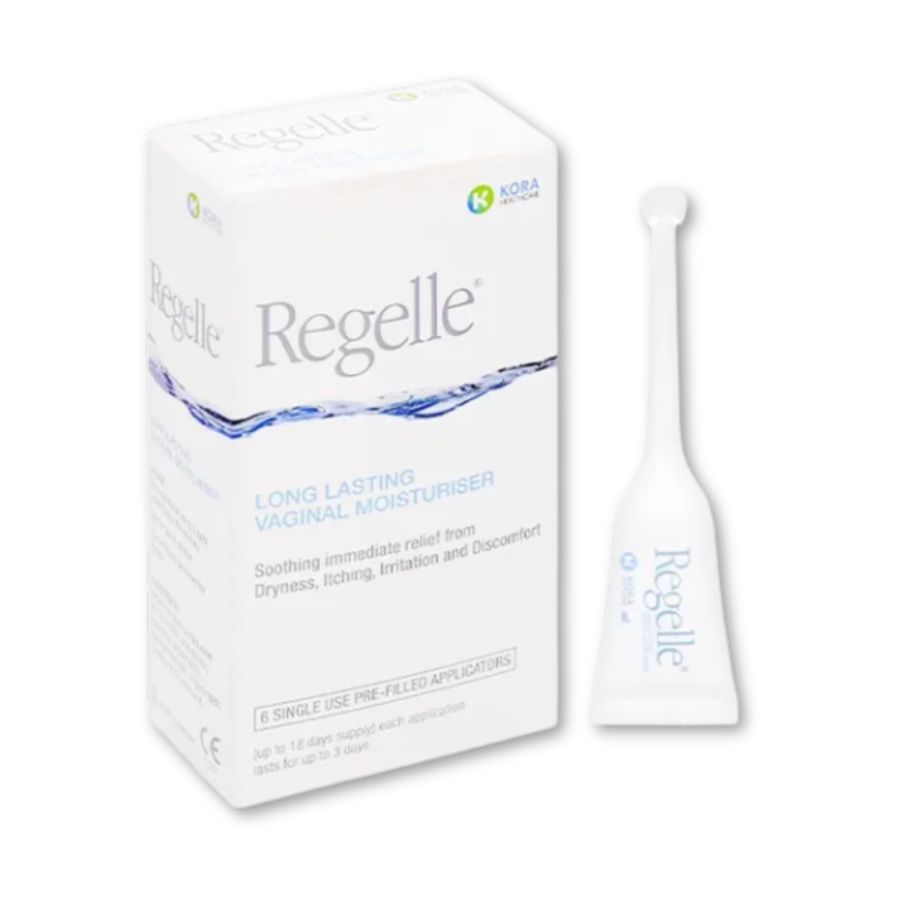 Gel Regelle hỗ trợ giảm khô rát âm đạo, cấp ẩm tự nhiên vùng kín (Hộp 6 tuýp)