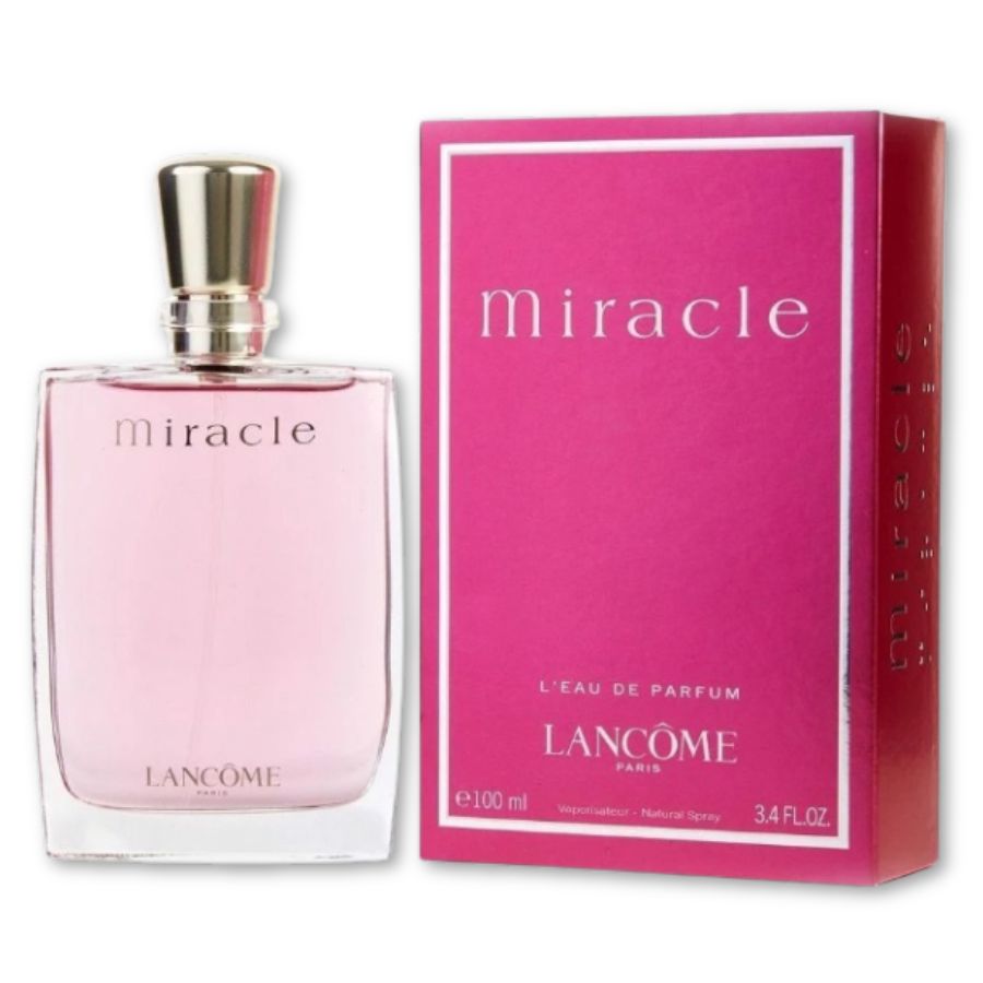 Nước hoa Lancôme Miracle Eau De Parfum hương thơm hoa cỏ quyến rũ, tươi mới và hiện đại (Chai 100ml)