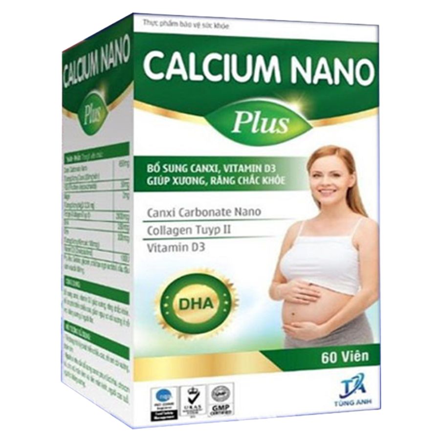 Thực phẩm bảo vệ sức khoẻ Calcium Nano D3 Plus hỗ trợ phát triển chiều cao và xương chắc khỏe (Hộp 20 ống)