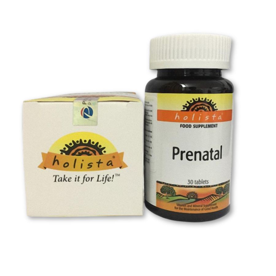 Thực phẩm bảo vệ sức khoẻ Prenatal Holista bổ sung vitamin và khoáng chất thiết yếu cho phụ nữ mang thai và cho con bú (Hộp 30 viên)