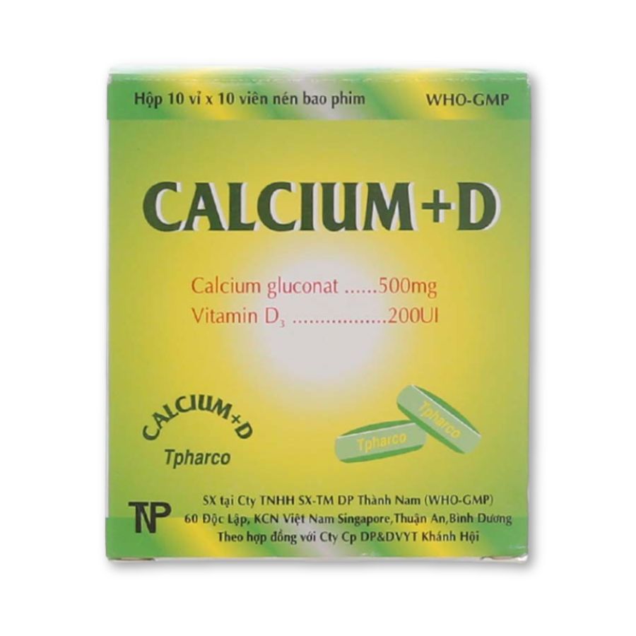 Thực phẩm bảo vệ sức khoẻ Calci D Medi hỗ trợ điều trị thiếu canxi, còi xương, loãng xương (Hộp 100 viên)