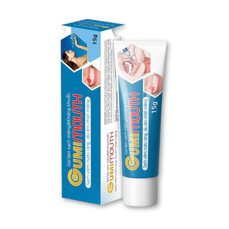 Gel làm sạch miệng Gumimouth hỗ trợ làm sạch miệng và kháng khuẩn (Tuýp 15g)