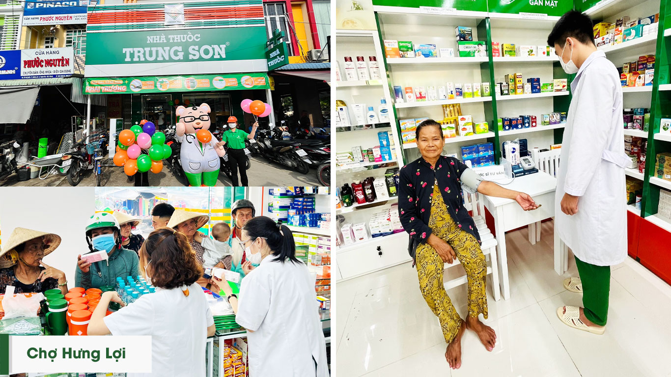 rung Sơn Pharma khai trương nhà thuốc mới Chợ Hưng Lợi