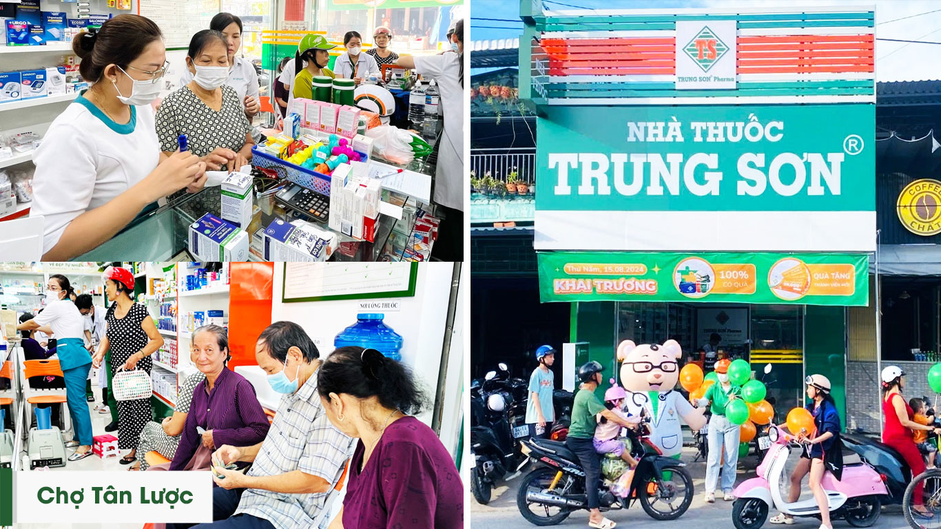 Trung Sơn Pharma khai trương nhà thuốc mới tại Chợ Tân Lược Vĩnh Long