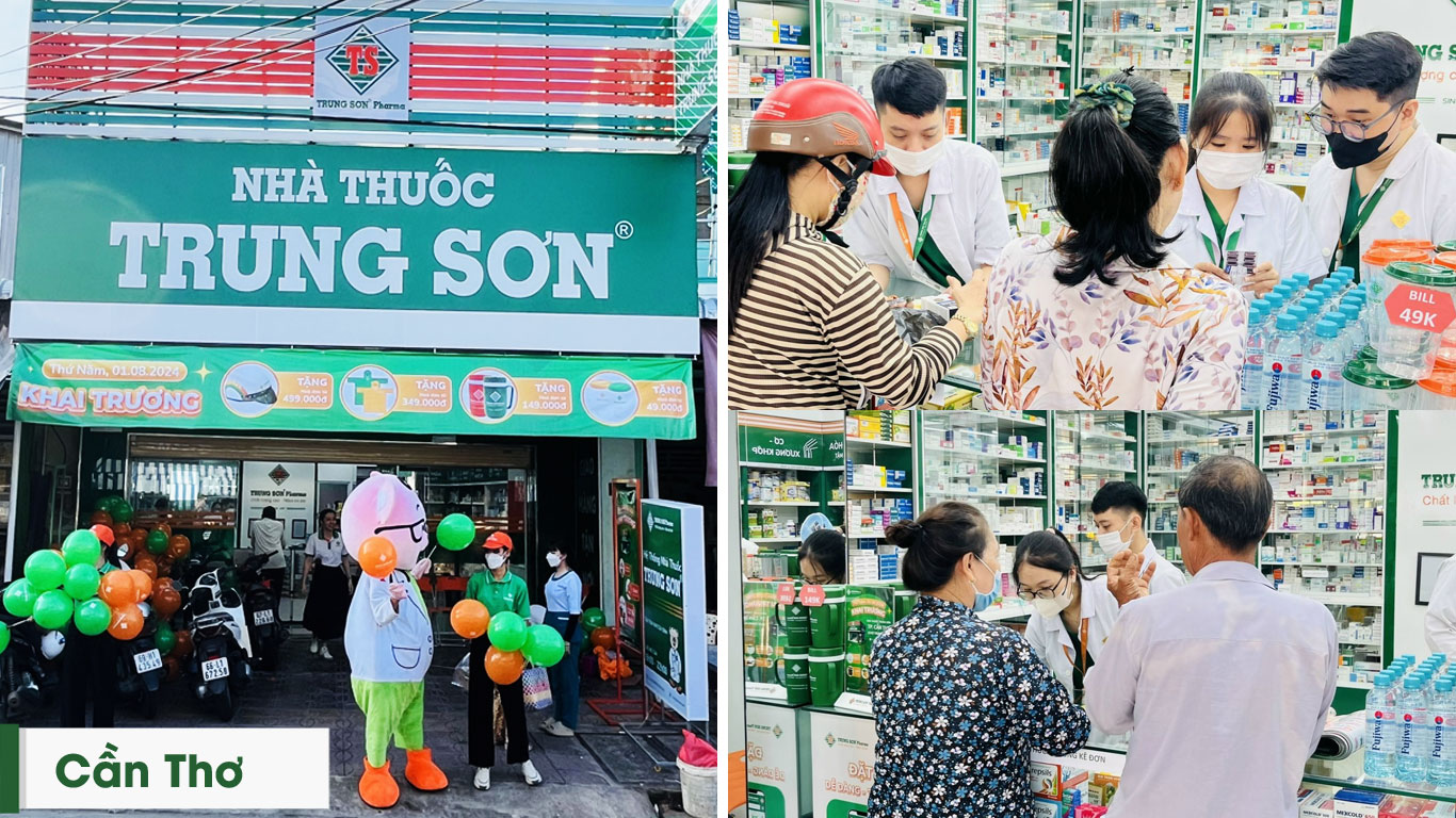 Trung Sơn Pharma khai trương nhà thuốc mới tại huyện Cờ Đỏ