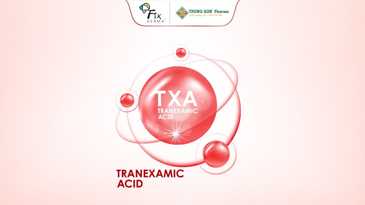 Tranexamic Acid là hoạt chất giúp cải thiện nám da hiệu quả