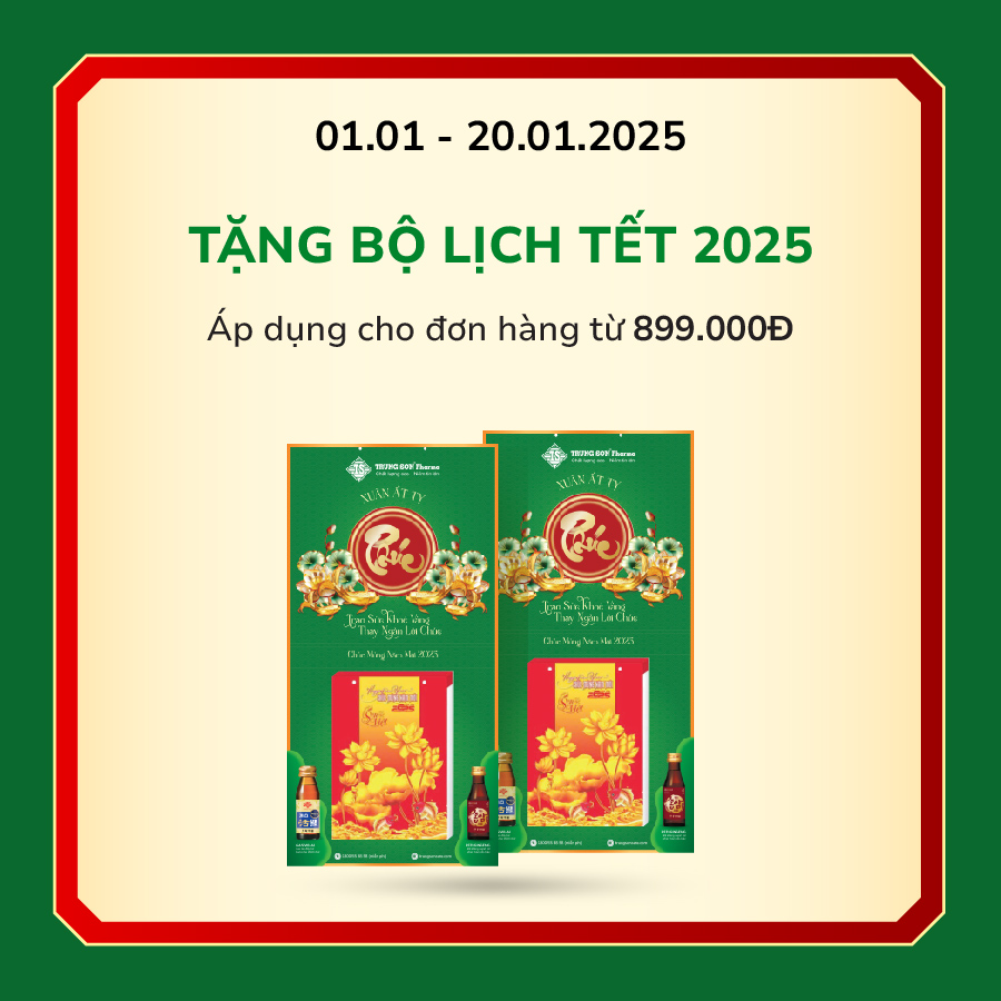 Tặng ngay Bộ Lịch Tết Trung Sơn 2025