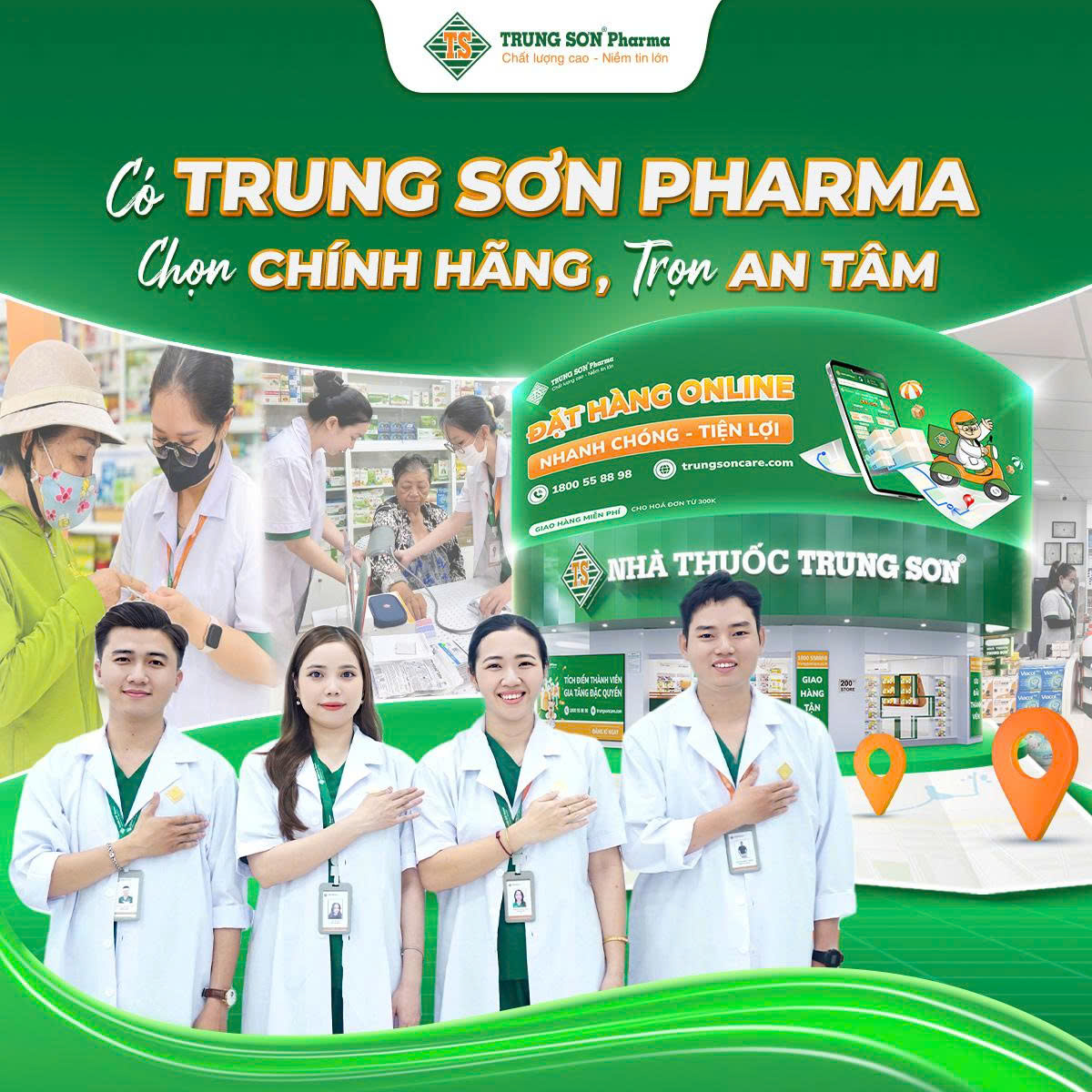 Nhà thuốc Trung Sơn - Chọn chính hãng, chọn an tâm
