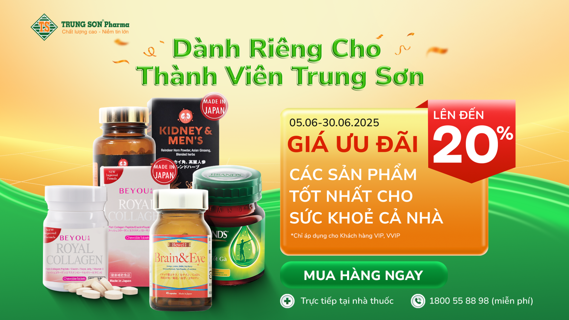 Chương trình ưu đãi khách hành thành viên tháng 06