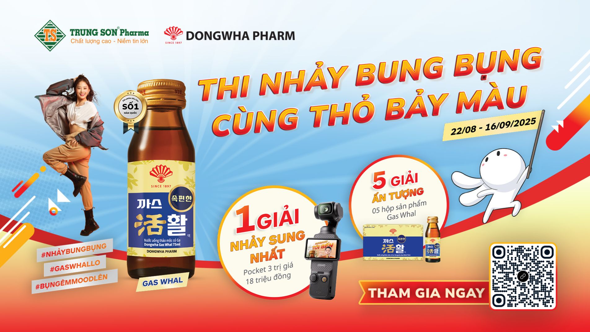 Thi nhảy bung bụng cùng Thỏ Bảy Màu