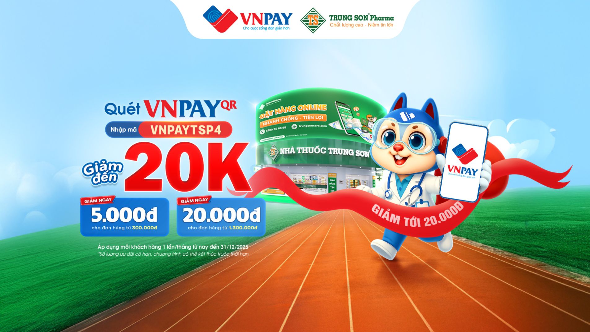 Thanh toán VNPAY nhận ngay ưu đãi