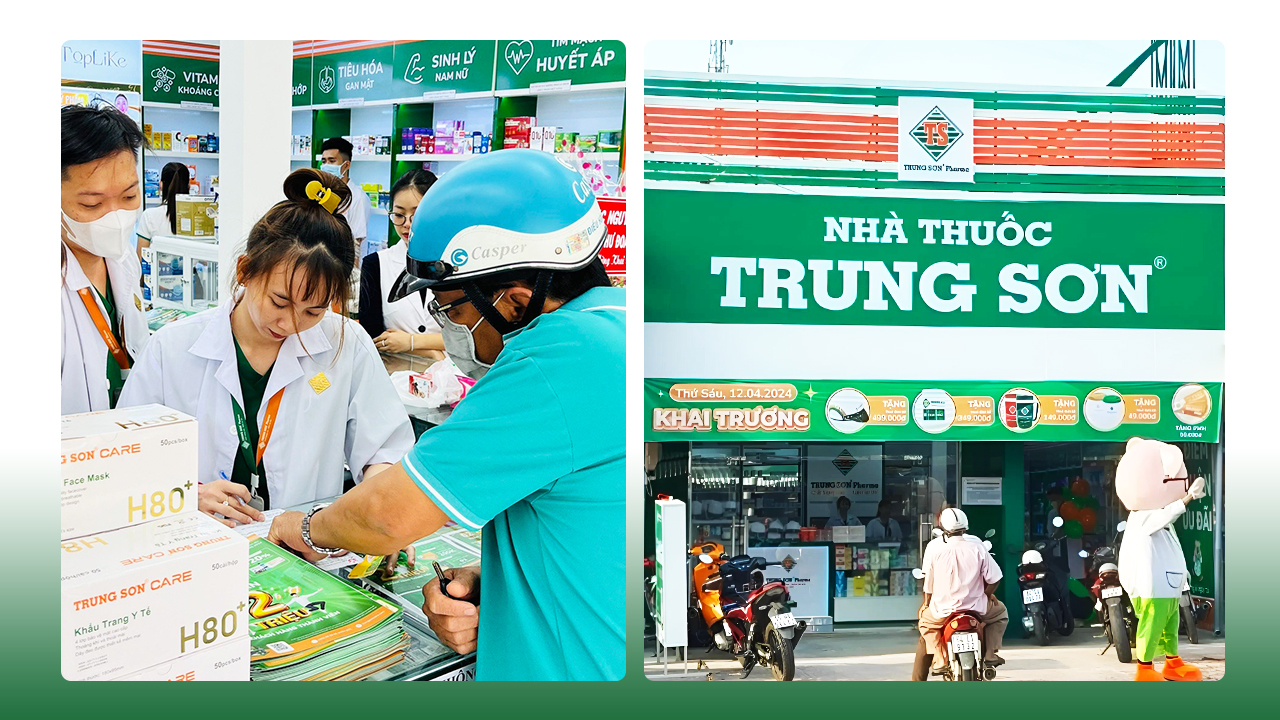 Nhà thuốc Trung Sơn khai trương tại huyện Mang Thít tỉnh Vĩnh Long