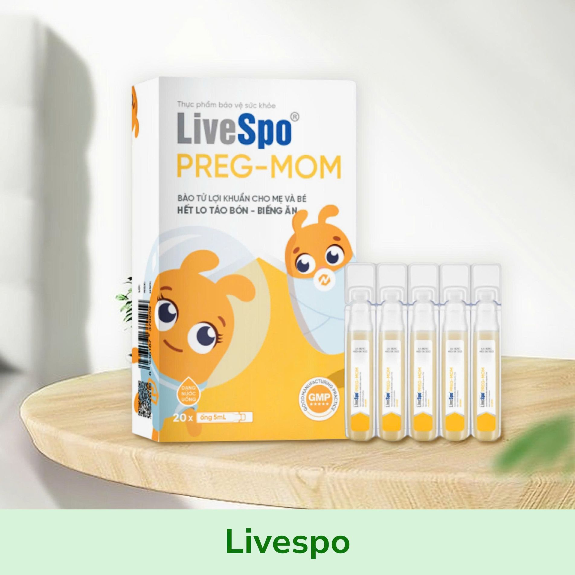 Thực phẩm bảo vệ sức khỏe LiveSpo® Preg-Mom