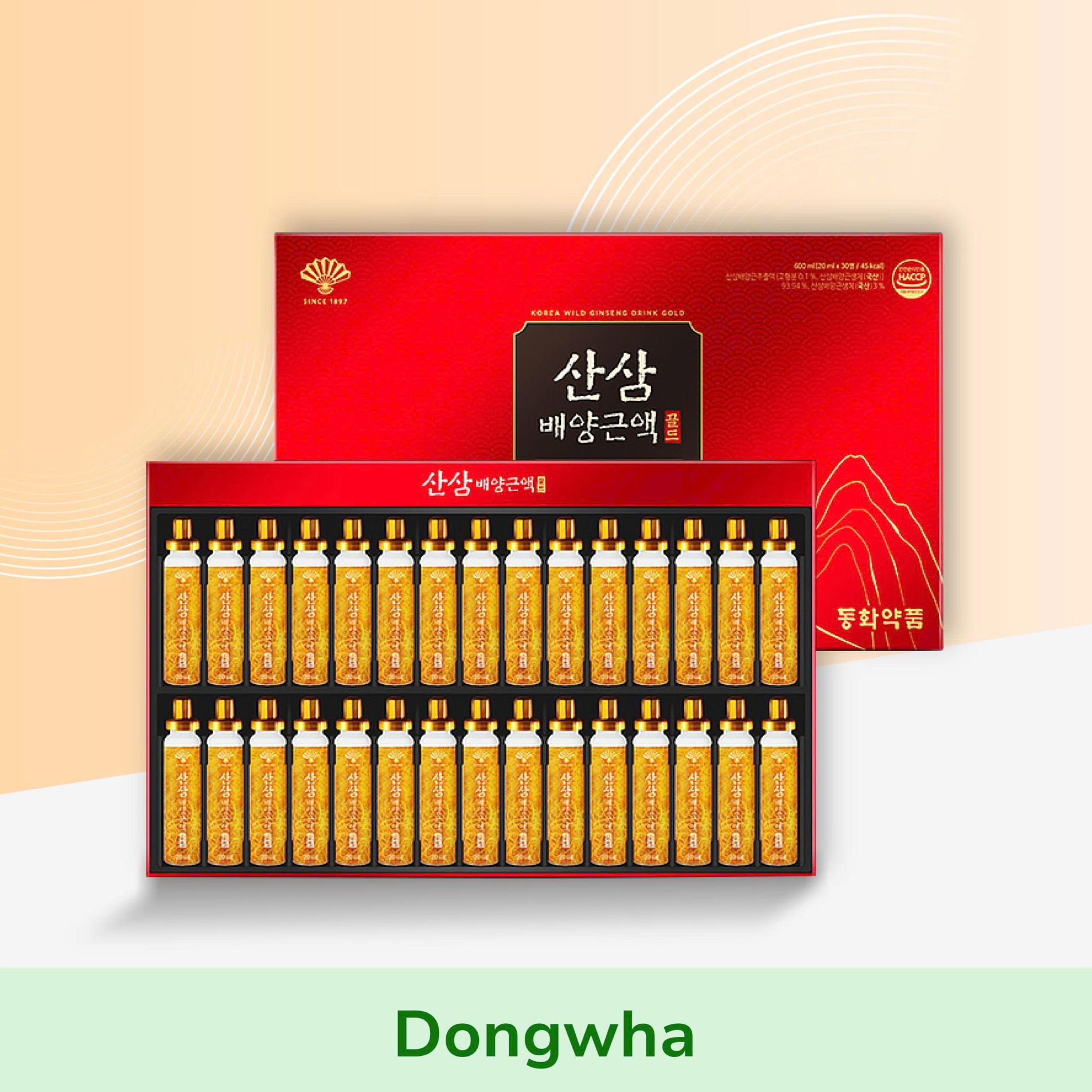 Dongwha Wild Ginseng Cultured Root Gold Drink 20mL