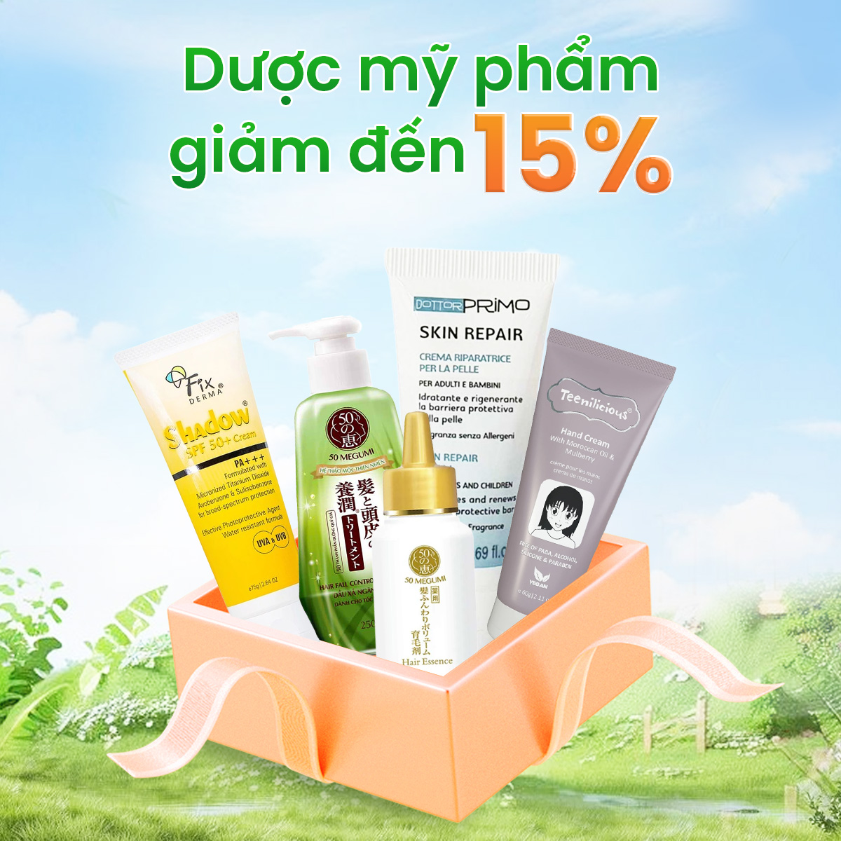 Dược mỹ phẩm ưu đãi