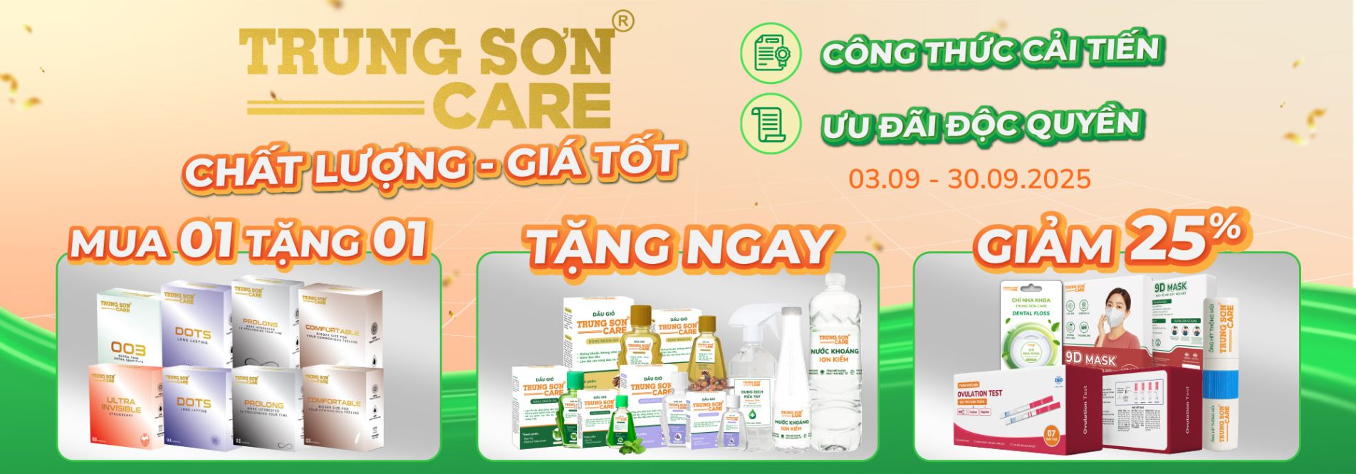 Sản phẩm độc quyền Trung Sơn Care