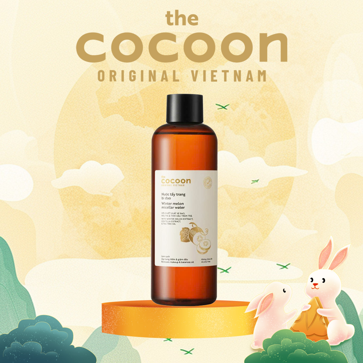 Nước tẩy trang bí đao cocoon