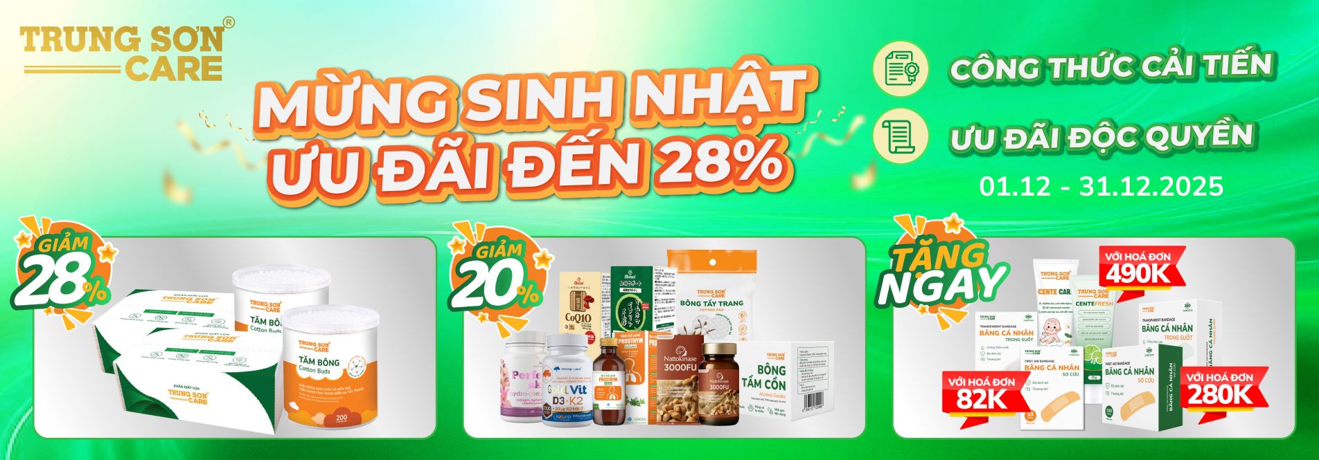 Sản phẩm độc quyền Trung Sơn Care