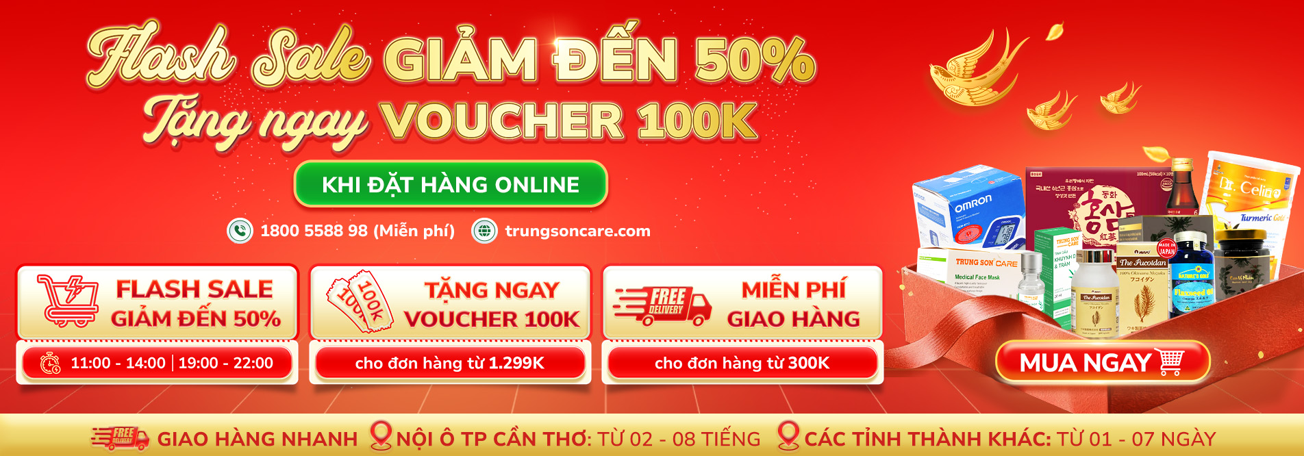 Sản phẩm flashsales giờ vàng