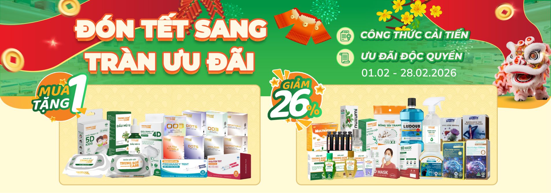 Sản phẩm độc quyền Trung Sơn Care