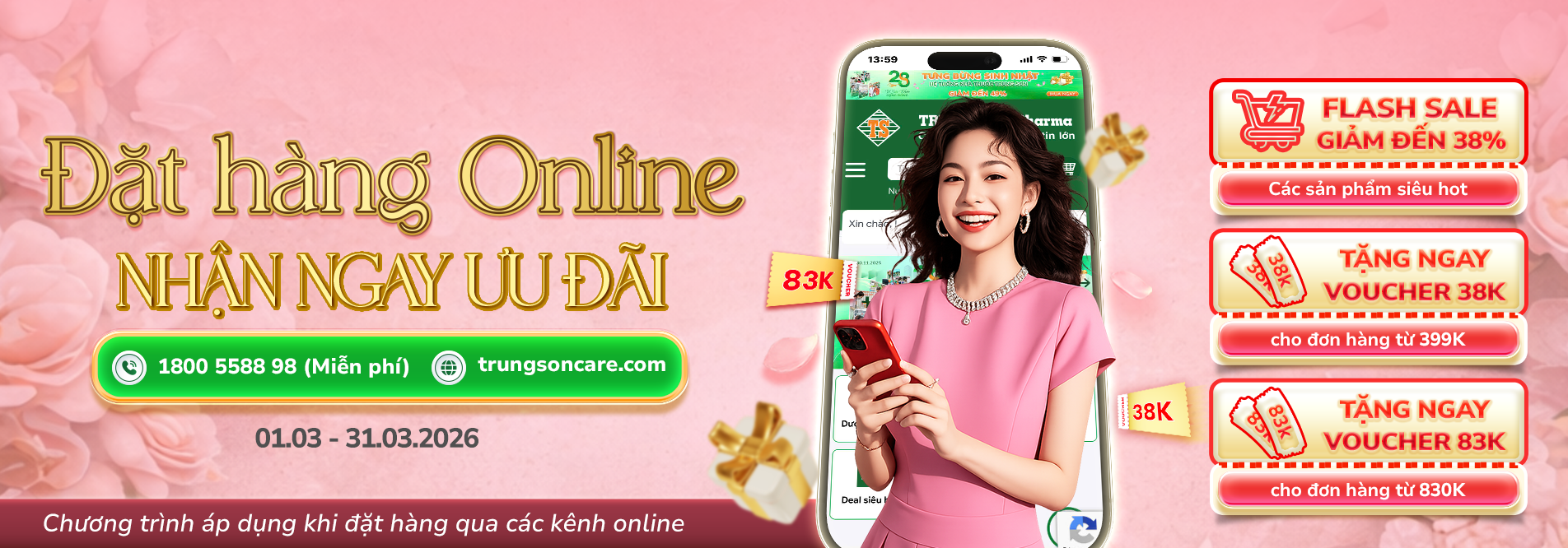 Sản phẩm flashsales giờ vàng