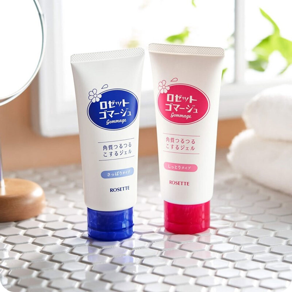 Rosette Gommage Peeling Gel (Dòng màu xanh/đỏ)