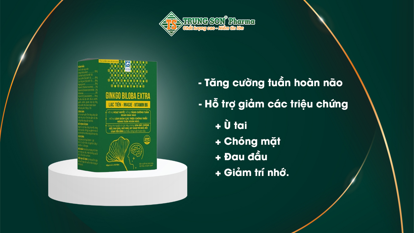 Thực phẩm bổ bão Ginkgo Biloba Extra Hộp 60 viên