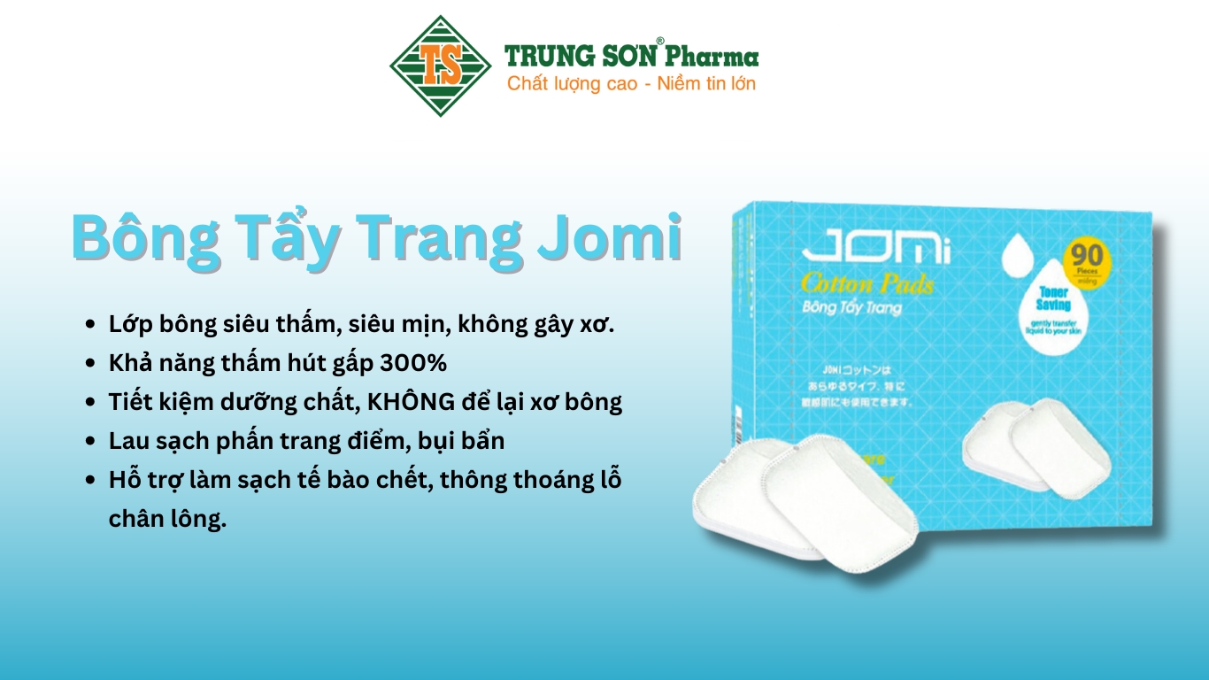 Bông tẩy trang Jomi