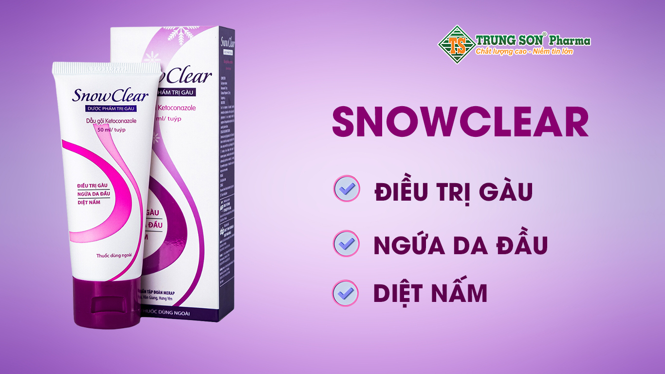 Dầu gội trị gàu Snowclear