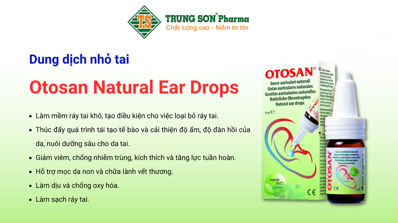 Dung dịch nhỏ tai Otosan Natural Ear Drops
