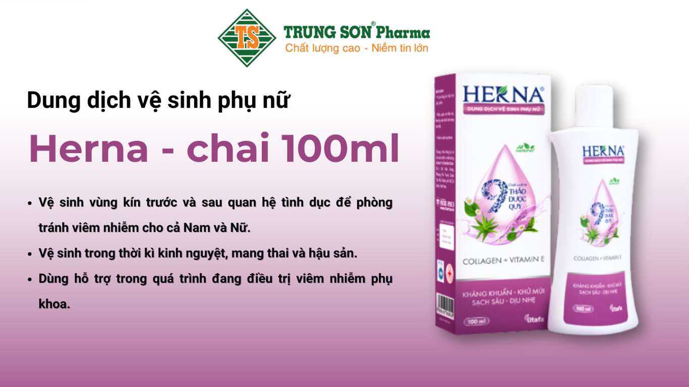 Dung dịch vệ sinh phụ nữ Herna