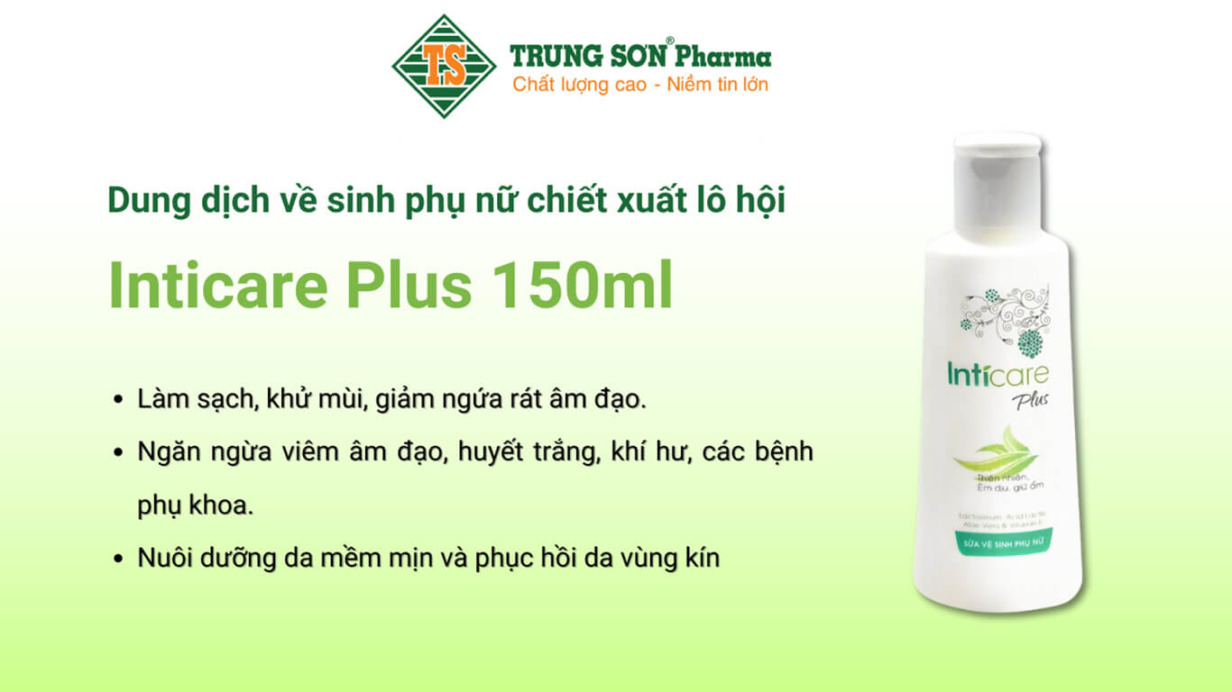 dung dịch vệ sinh phụ nữa Inticare Plus