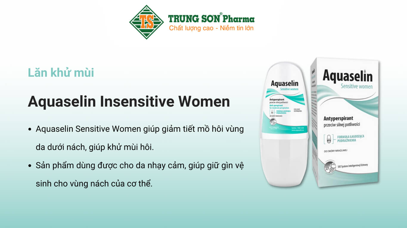 Lăn khử mùi Aquaselin Sensitive Women 