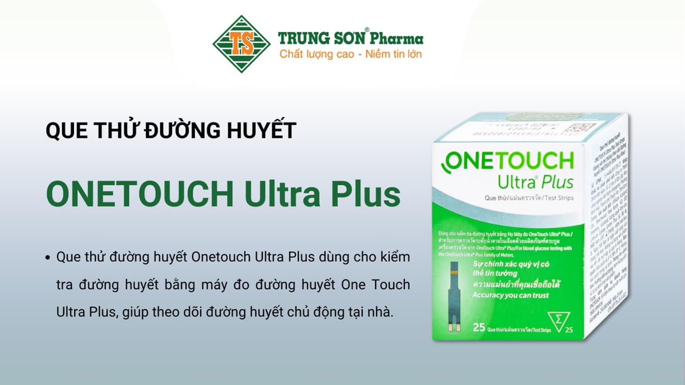 Que thử đường huyết Onetouch Ultra Plus