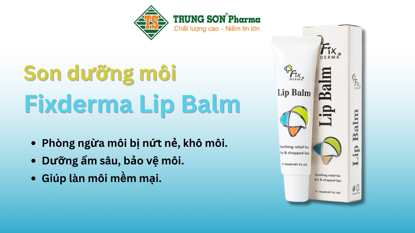 Son dưỡng môi Fixderma Lip Balm