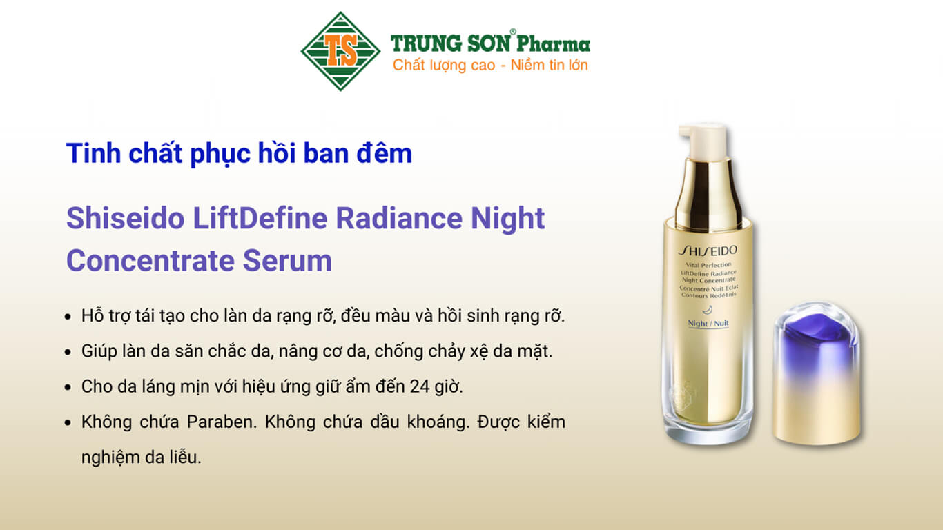 Shiseido LiftDefine Radiance Night Concentrate Serum 