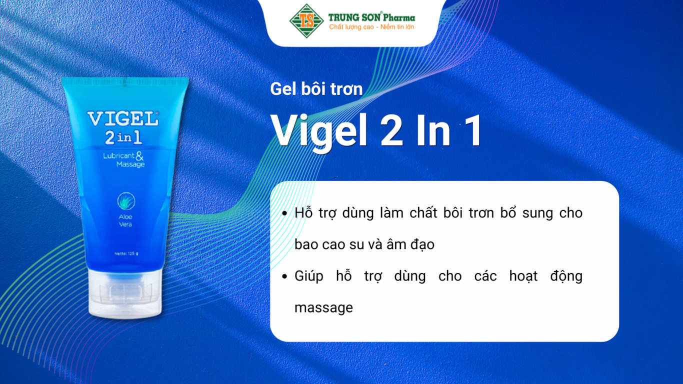 Gel bôi trơn Vigel 2 in 1 