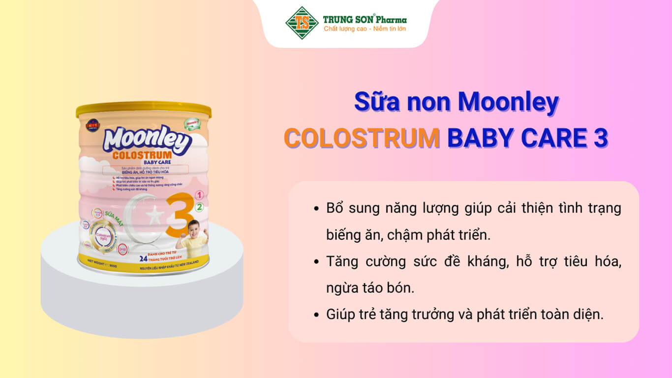 Sữa non COLOSTRUM BABY CARE 3 bảo vệ đường ruột cho trẻ từ 24 tháng hộp 400g