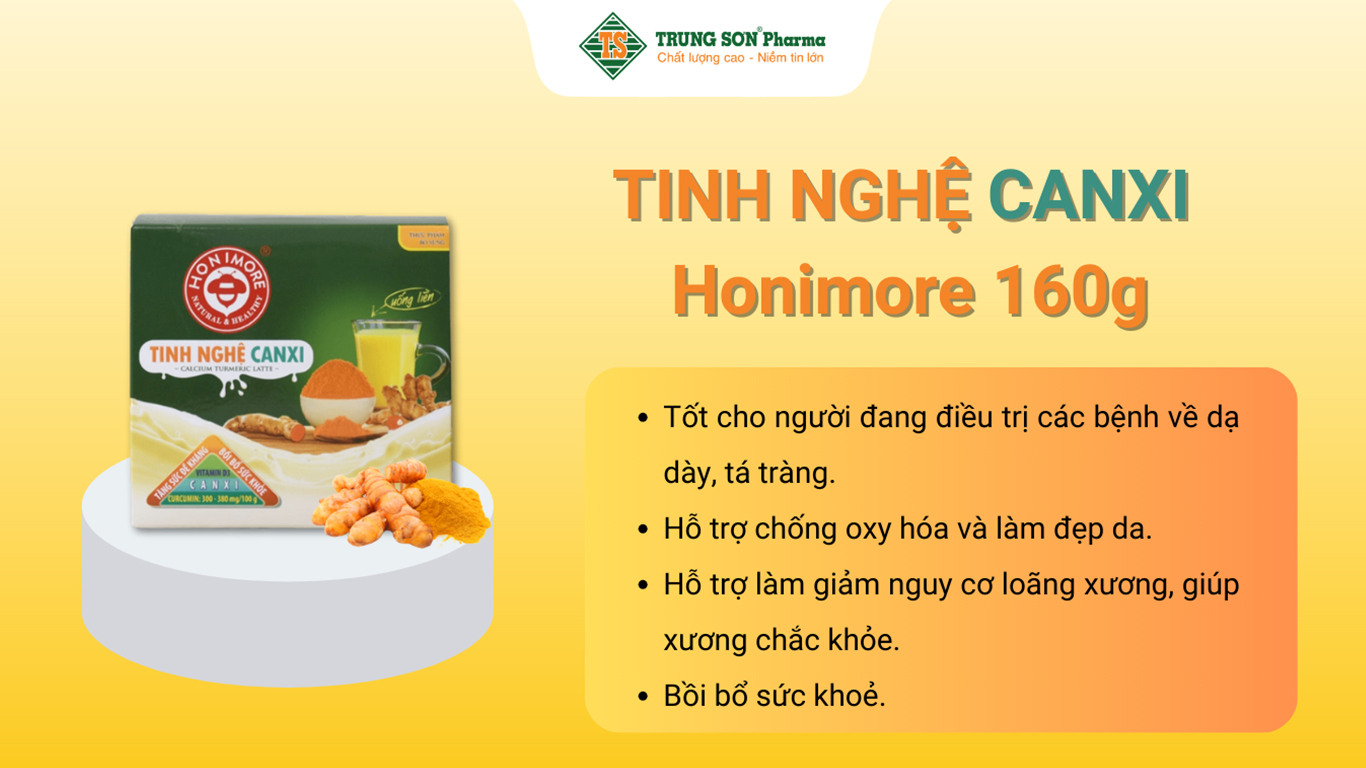 Tinh nghệ Canxi Honimore