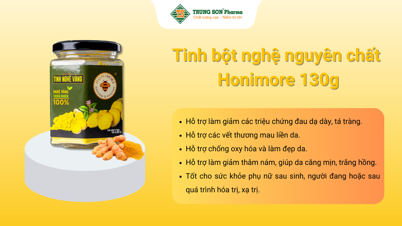 Tinh bột nghệ nguyên chất Honimore