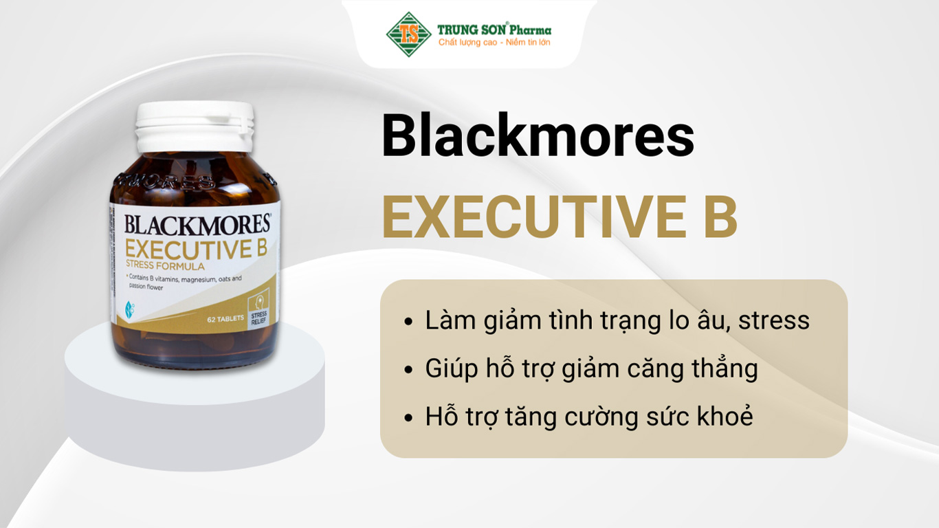 Thực phẩm bảo vệ sức khoẻ Blackmores Executive B Stress Formula 