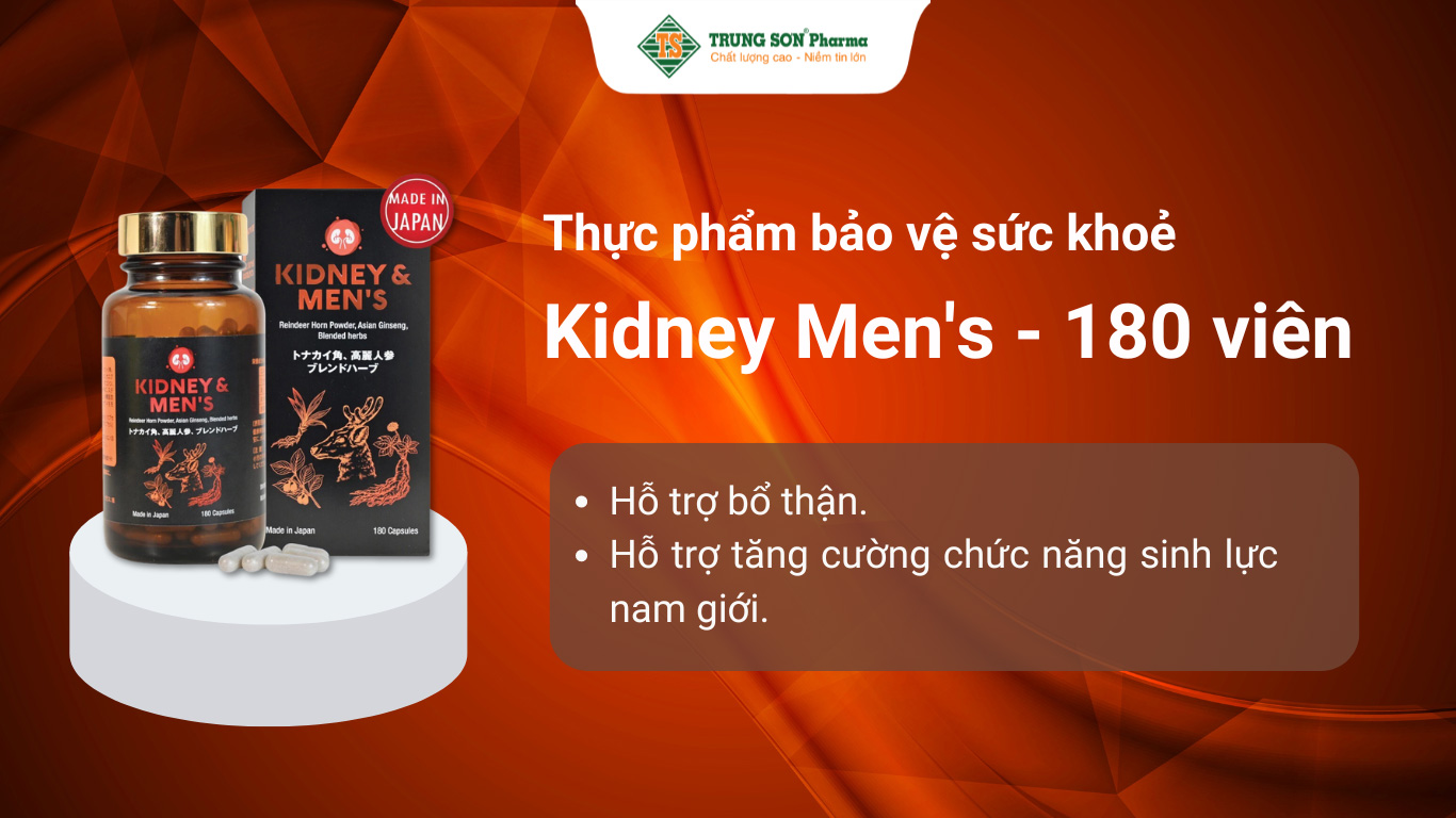 Thực phẩm bảo vệ sức khoẻ Kidney Men's tăng cường sinh lý nam giớ