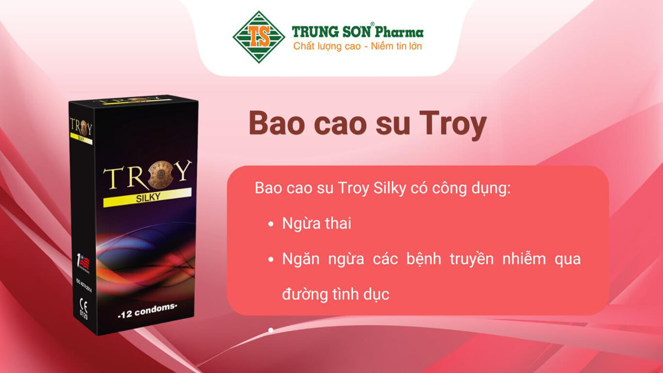 Bao cao su Troy Silky