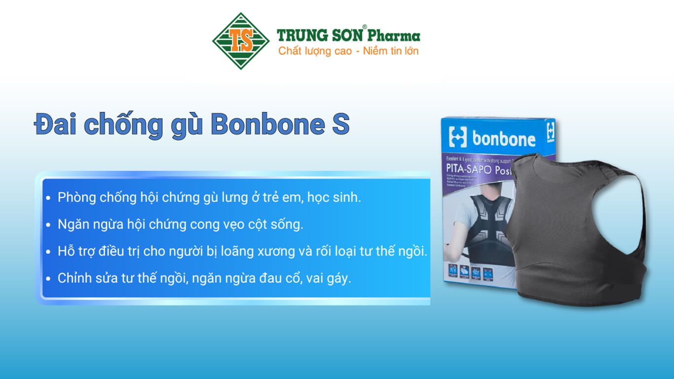 Đai hỗ trợ chống gù lưng Bonbone S