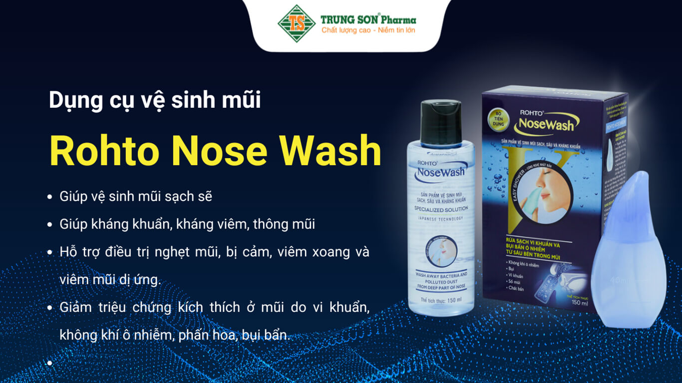 Dụng cụ vệ sinh mũi Rohto Nose Wash