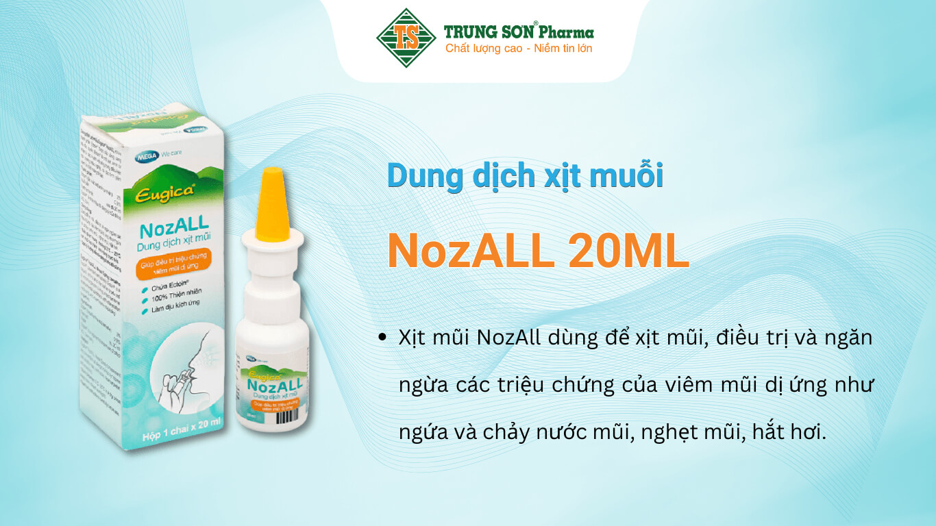 Xịt mũi NozAll