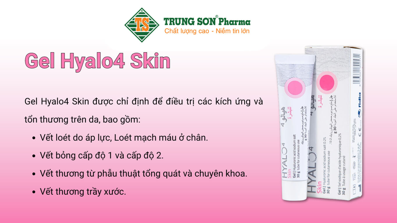 Gel Hyalo4 Skin điều trị các kích ứng và tổn thương trên da