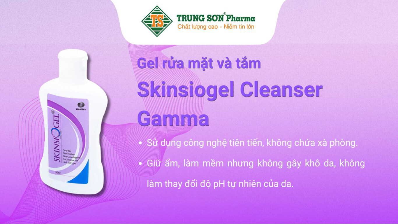 Sữa rửa mặt và toàn thân Skinsiogel Cleanser